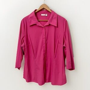 Apt. 9 Fuchsia‎ Button-Down Shirt